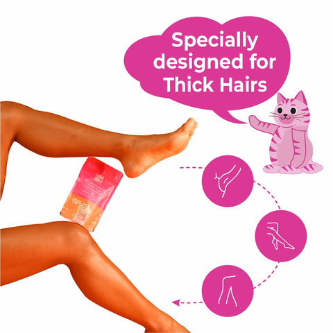 4-in-1 Orange Body Hair Removal Powder Mask