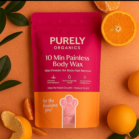 4-in-1 Orange Body Hair Removal Powder Mask