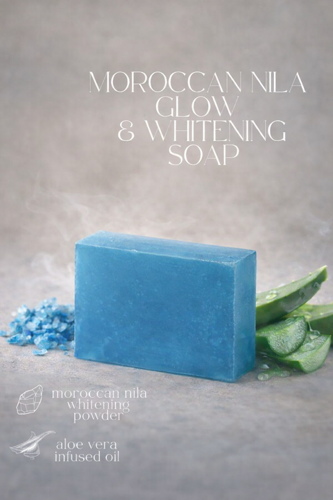 Moroccan Nila Glow & Whitening Soap 💙